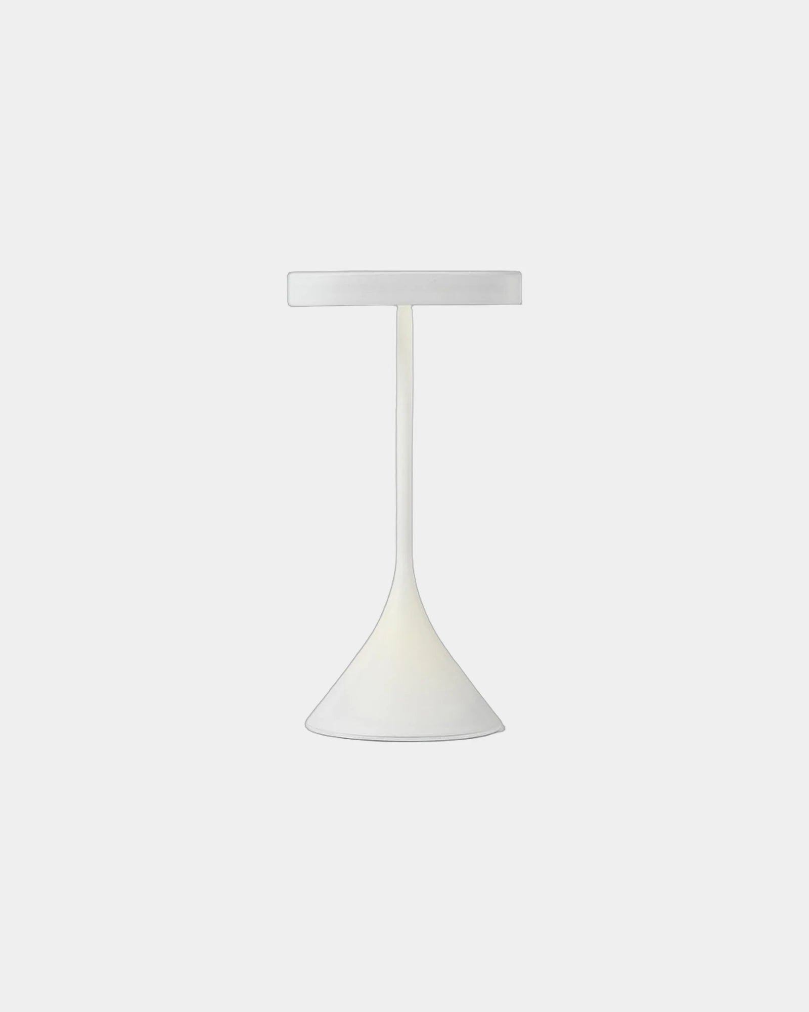 Lampada da tavolo alluminio Steli Dome da personalizzare - Bianco