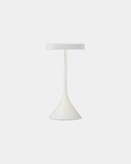 Lampada da tavolo alluminio Steli Dome da personalizzare - Bianco