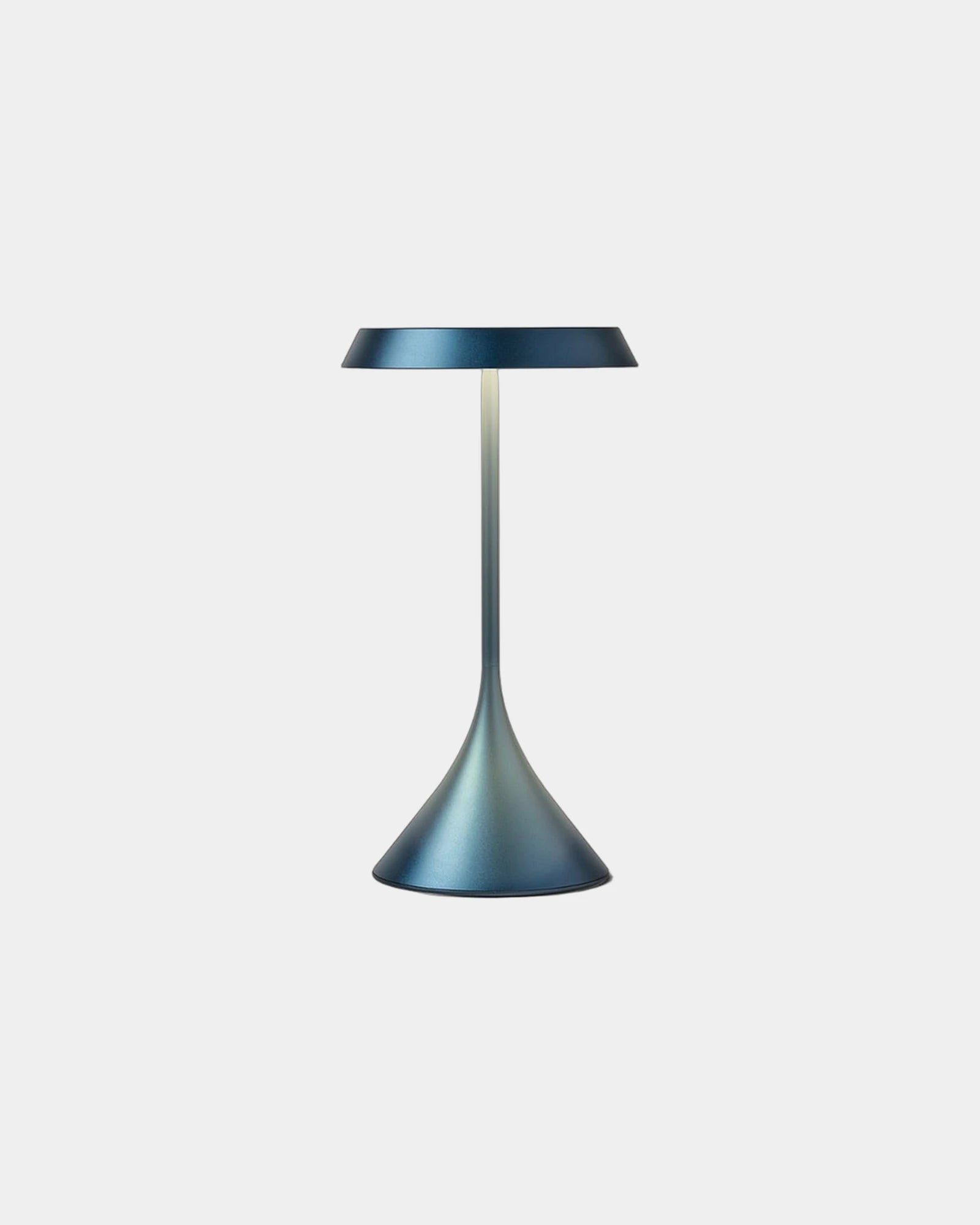 Lampada da tavolo alluminio Steli Dome da personalizzare - Blu scuro