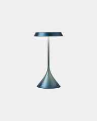 Lampada da tavolo alluminio Steli Dome da personalizzare - Blu scuro
