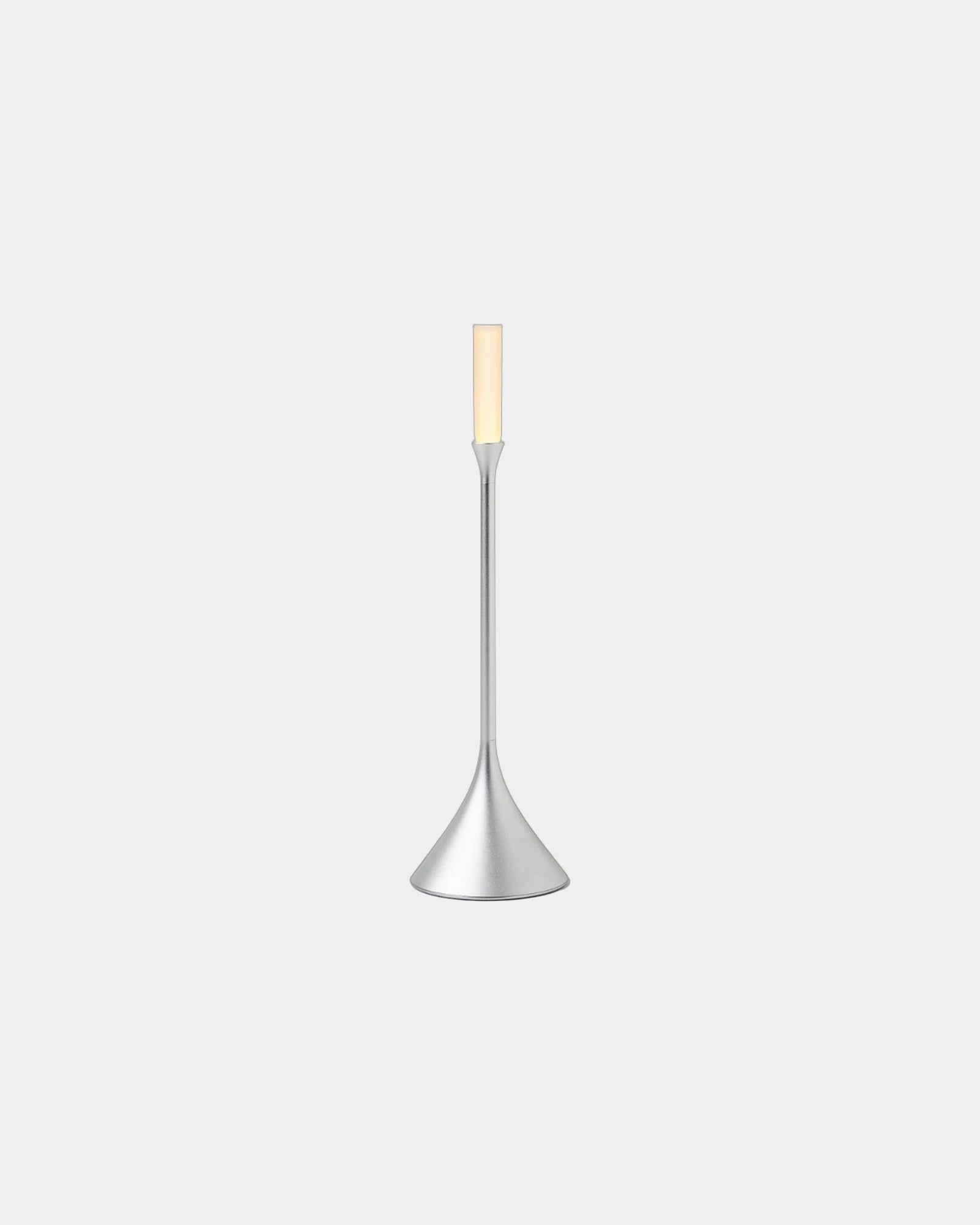Candela LED alluminio Lexon Steli da personalizzare - Alluminio lucido
