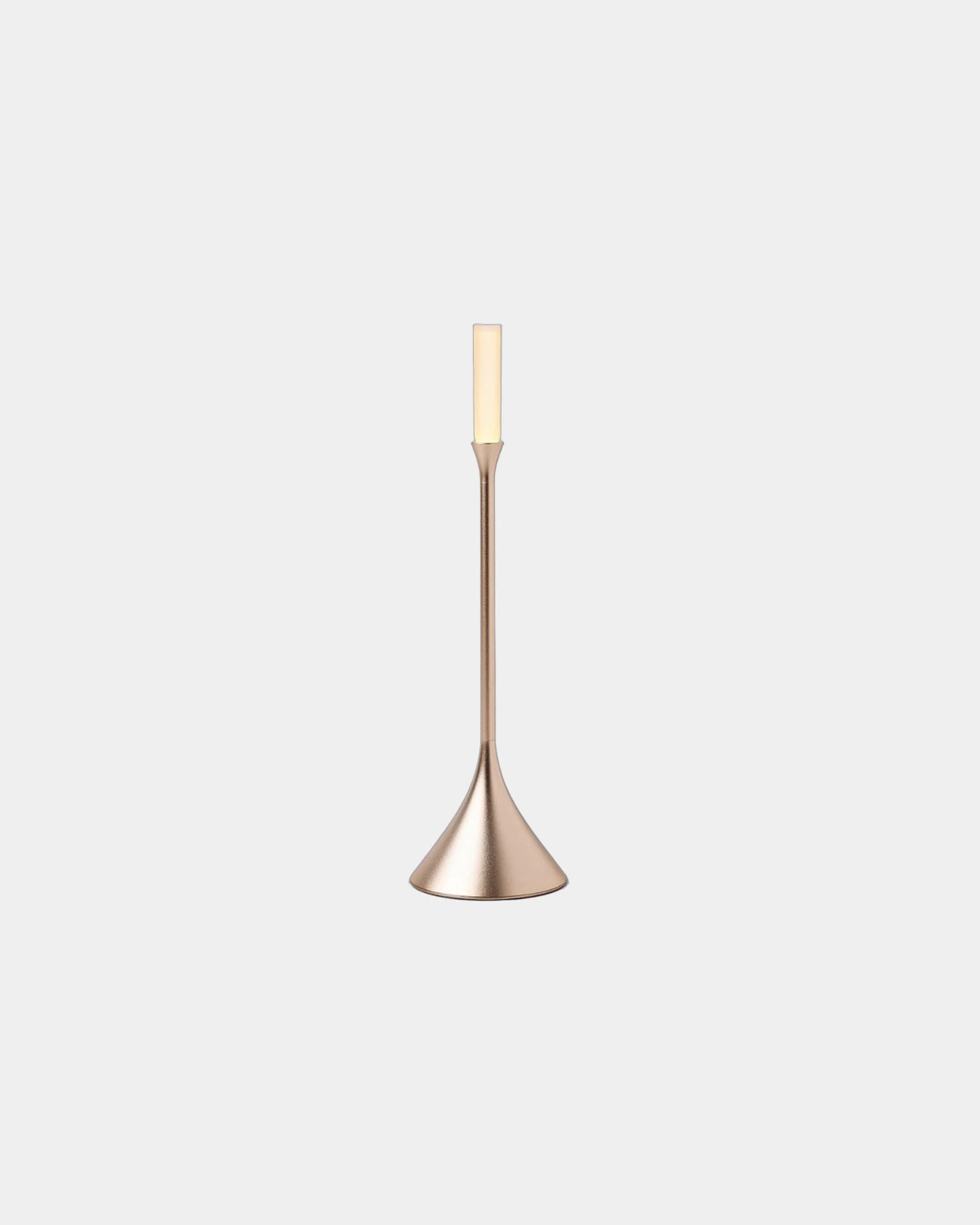 Candela LED alluminio Lexon Steli da personalizzare - Oro