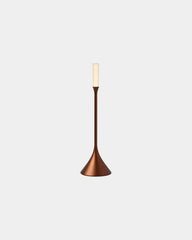 Candela LED alluminio Lexon Steli da personalizzare - Bronzo