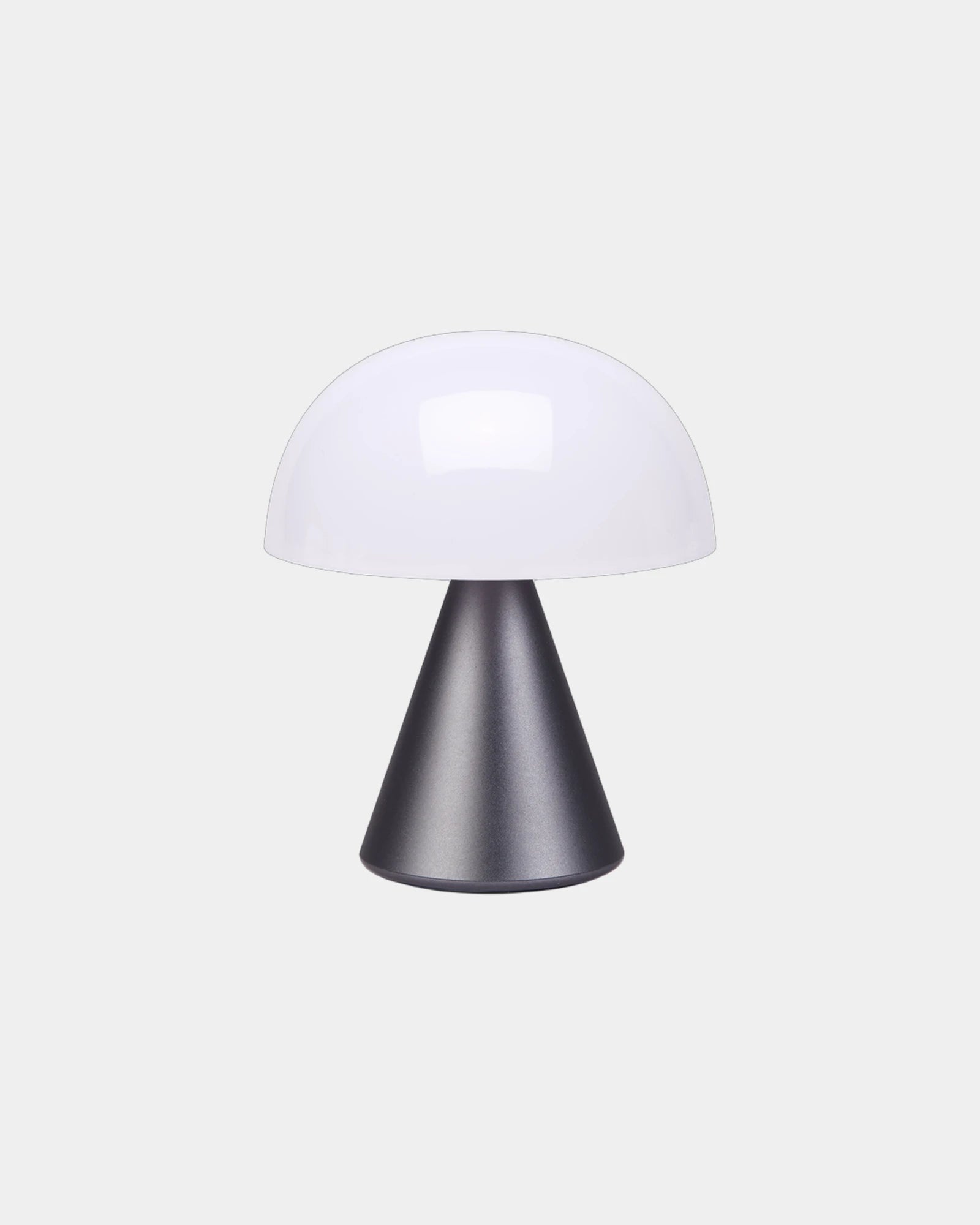 Lampada LED portatile Lexon Mina M da personalizzare - Grigio canna di fucile