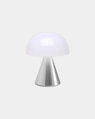 Lampada LED portatile Lexon Mina M da personalizzare - Alluminio lucido