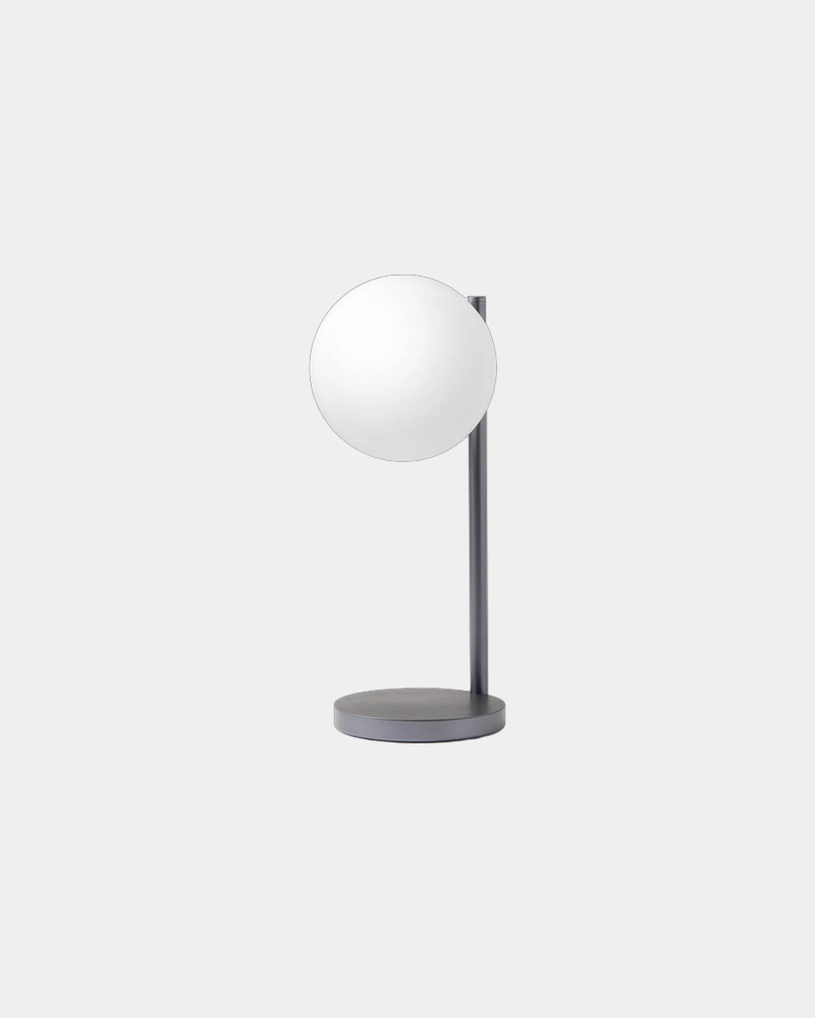 Lampada LED caricatore wireless Bubble da personalizzare - Grigio canna di fucile
