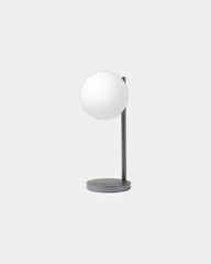 Lampada LED caricatore wireless Bubble da personalizzare - Grigio canna di fucile