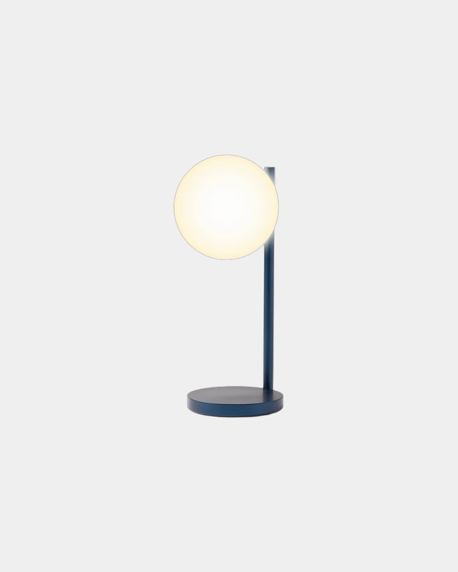 Lampada LED caricatore wireless Bubble da personalizzare - Blu scuro