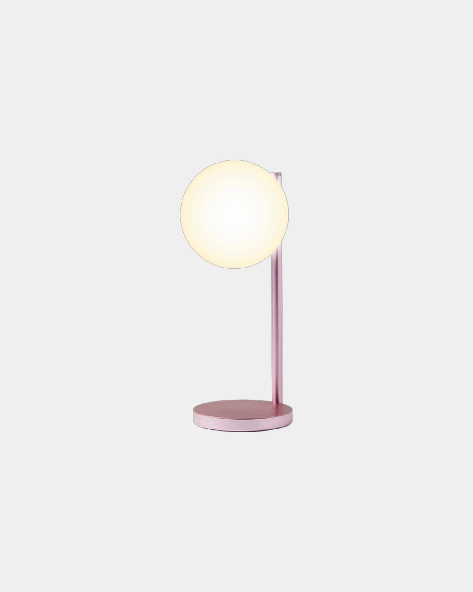 Lampada LED caricatore wireless Bubble da personalizzare - Rosa chiaro