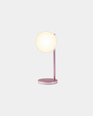 Lampada LED caricatore wireless Bubble da personalizzare - Rosa chiaro