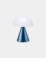 Lampada LED alluminio Lexon Mina L Audio da personalizzare - Blu scuro