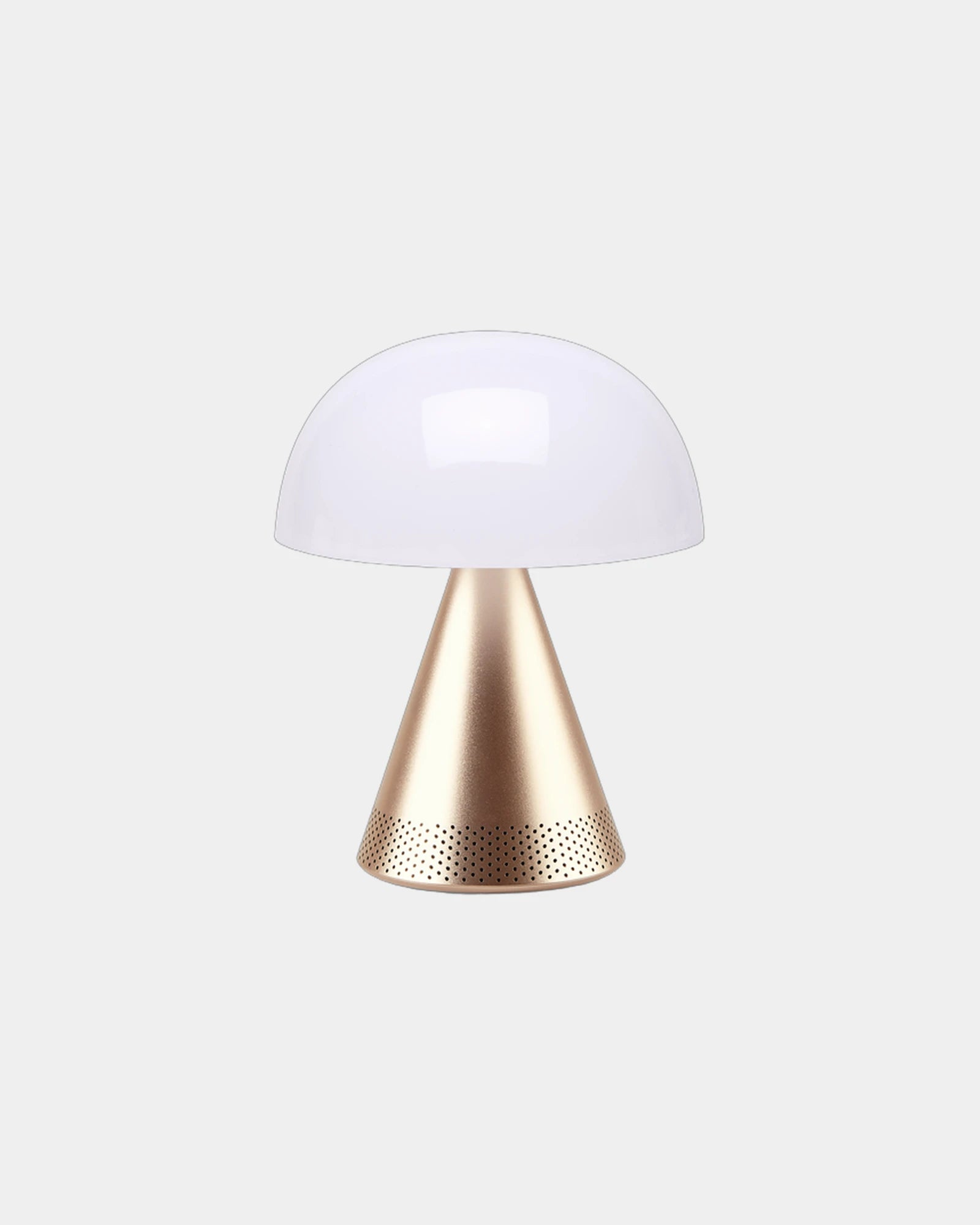 Lampada LED alluminio Lexon Mina L Audio da personalizzare - Oro opaco