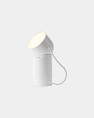 Lampada LED portatile Lexon Orbe da personalizzare - Bianco lucido