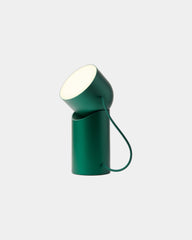 Lampada LED portatile Lexon Orbe da personalizzare - Verde scuro