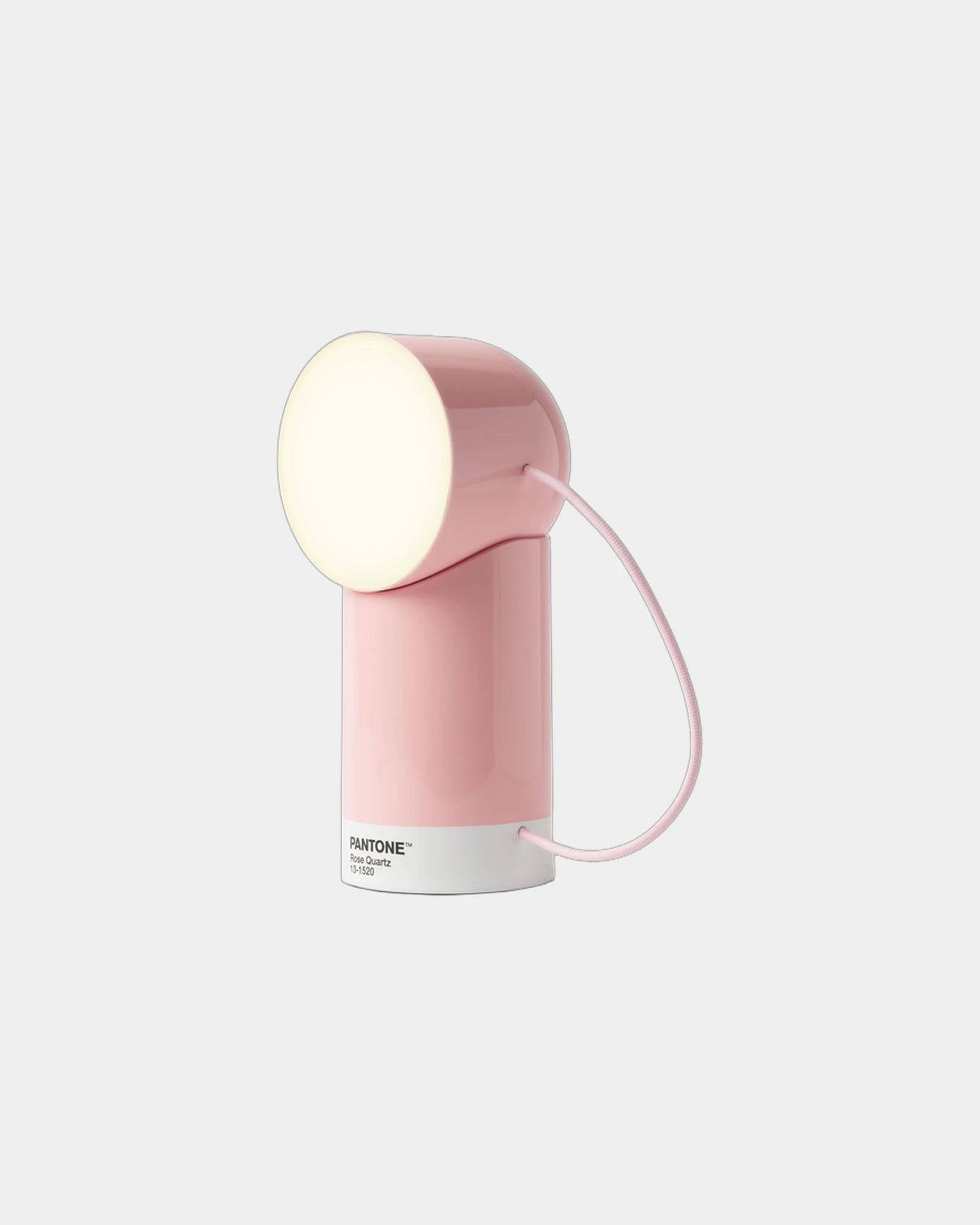 Lampada LED magnetica Lexon Orbe Light da personalizzare - Quarzo rosa