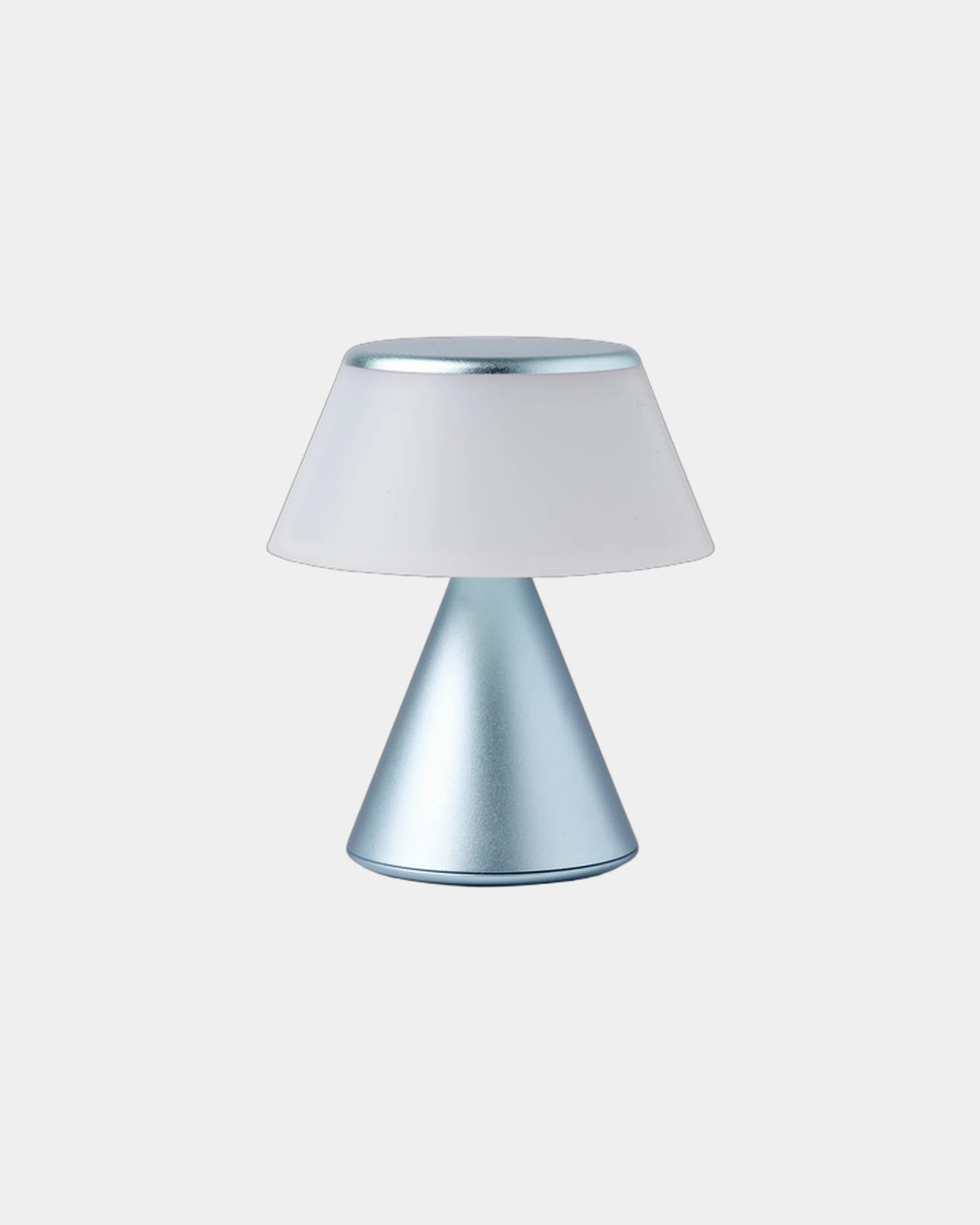 Lampada LED alluminio Lexon Luma S da personalizzare - Azzurro