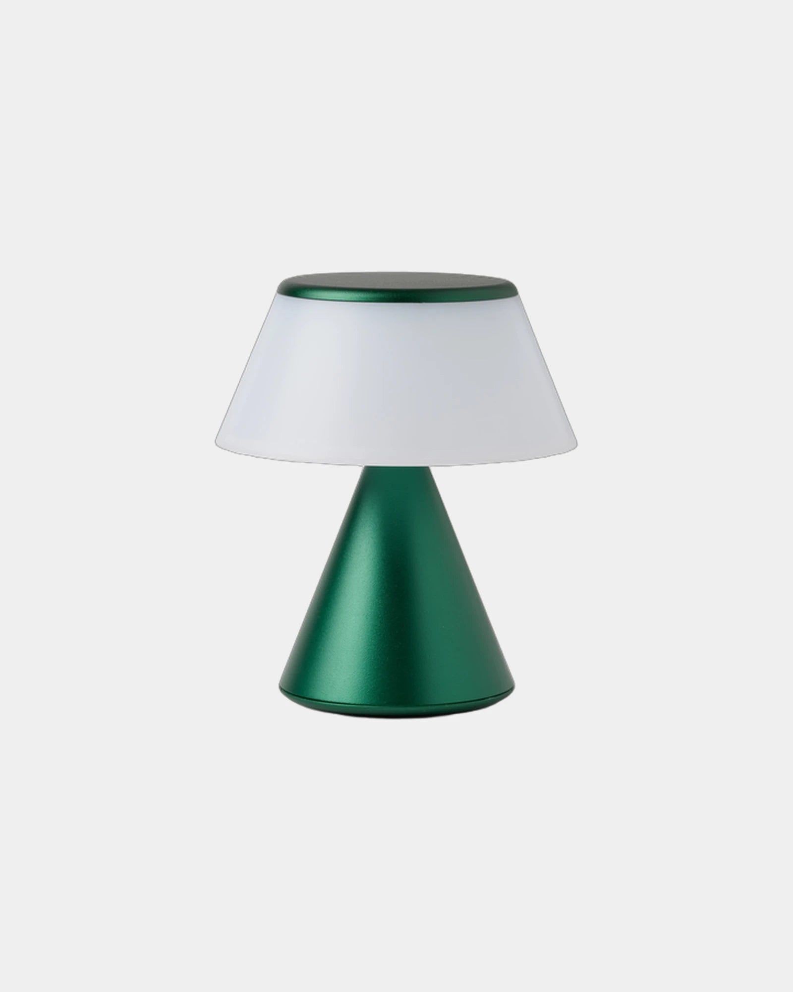 Lampada LED alluminio Lexon Luma S da personalizzare - Verde scuro