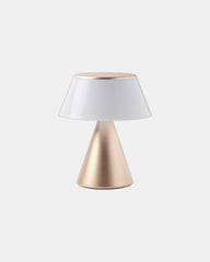 Lampada LED alluminio Lexon Luma L da personalizzare - Oro opaco