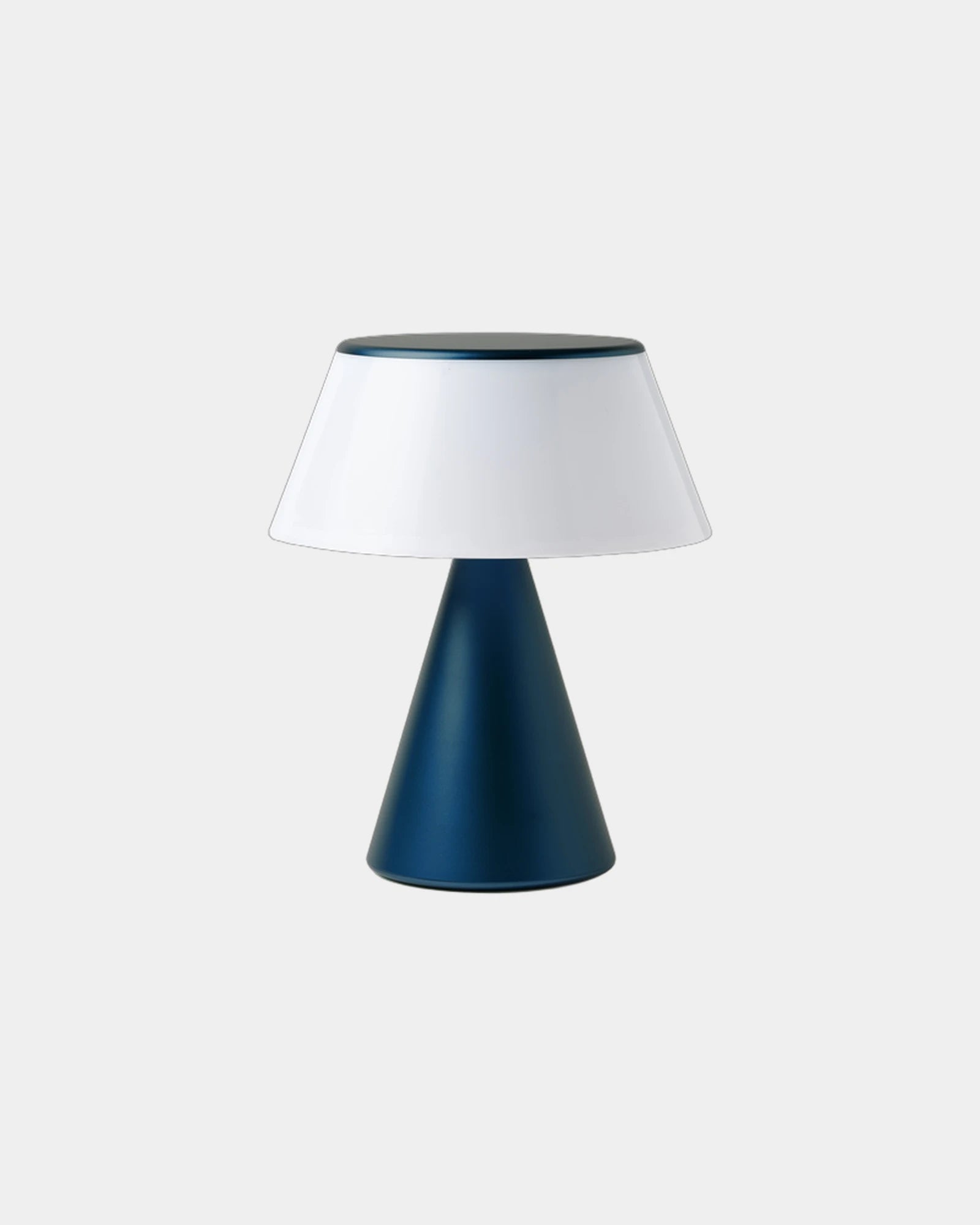 Lampada LED alluminio Lexon Luma XL da personalizzare - Blu scuro