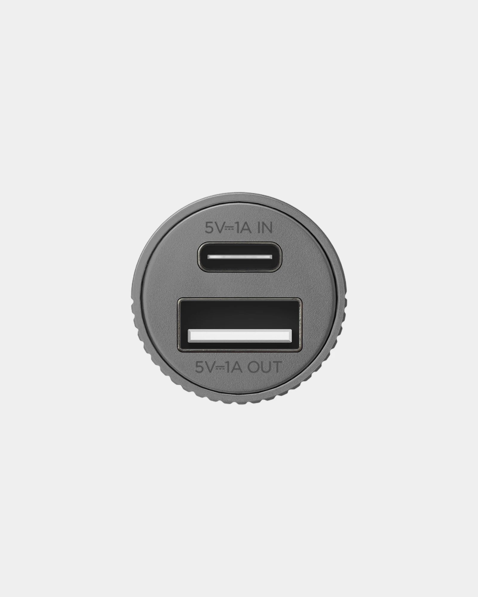 Power bank alluminio Lexon Fine Tube 2 da personalizzare - Grigio canna di fucile