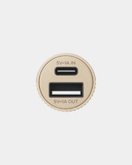 Power bank alluminio Lexon Fine Tube 2 da personalizzare - Oro opaco