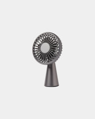 Mini ventilatore ricarica induzione Wino da personalizzare - Grigio canna di fucile