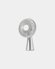 Mini ventilatore ricarica induzione Wino da personalizzare - Alluminio lucido