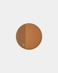Speaker caricatore wireless Oslo Energy+ da personalizzare - Similpelle marrone/oro