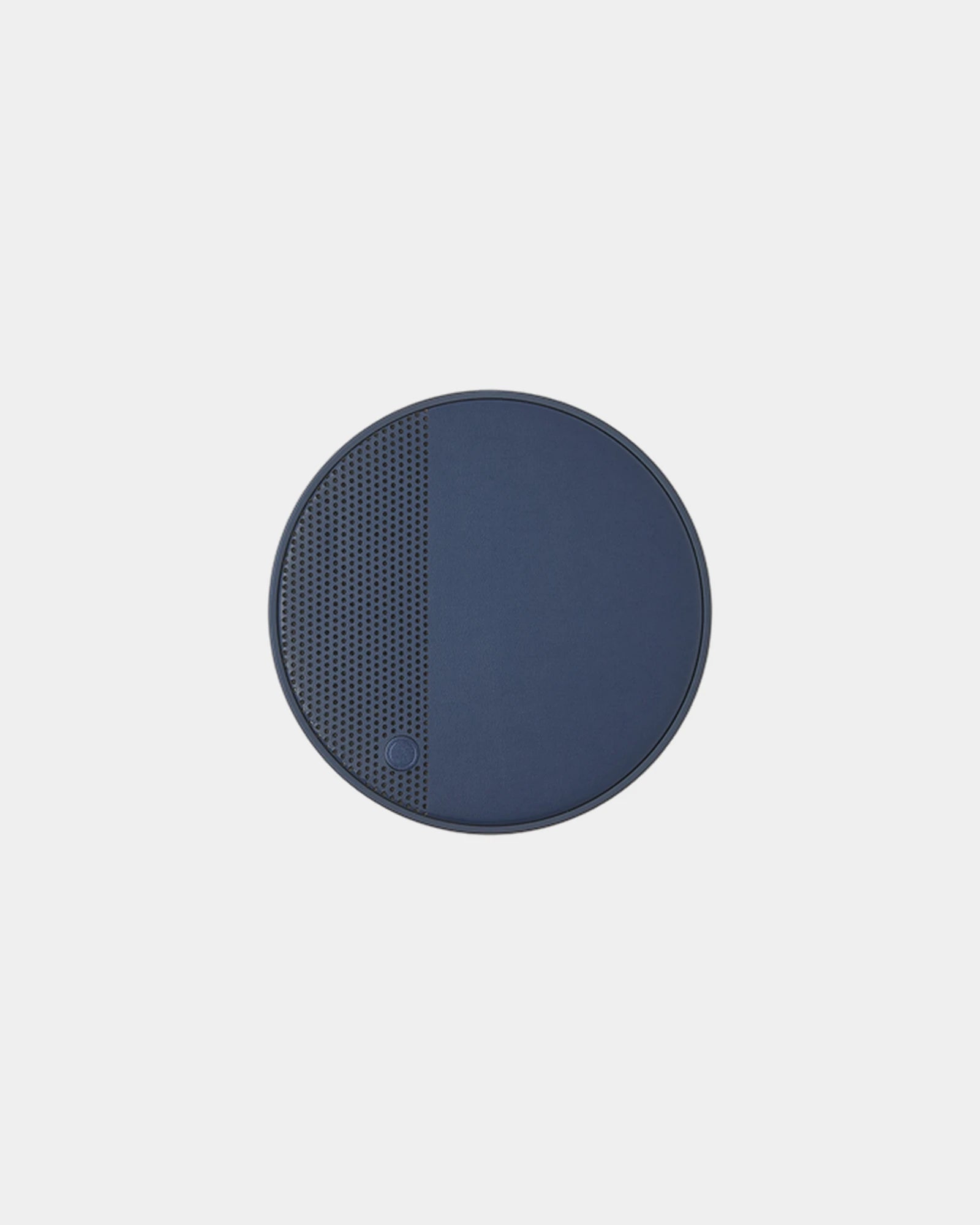 Speaker caricatore wireless Oslo Energy+ da personalizzare - Similpelle blu/blu