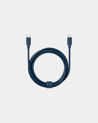 Cavo USB-C metallo Lexon Metali-C 1,5m da personalizzare - Blu scuro