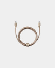 Cavo USB-C metallo Lexon Metali-C 1,5m da personalizzare - Oro opaco