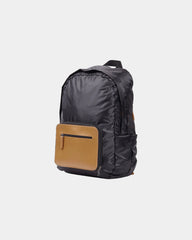 Zaino pieghevole Lexon Packable 18L da personalizzare - Nero / Cognac