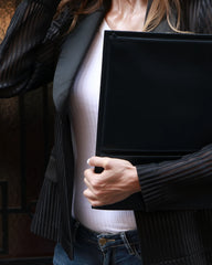 Custodia laptop cuoio riciclato Lexon Flat da personalizzare - 5