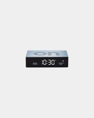 Sveglia LCD alluminio Lexon Flip Premium da personalizzare - Azzurro