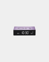 Sveglia LCD alluminio Lexon Flip Premium da personalizzare - Lilla chiaro