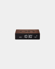 Sveglia LCD alluminio Lexon Flip Premium da personalizzare - Bronzo