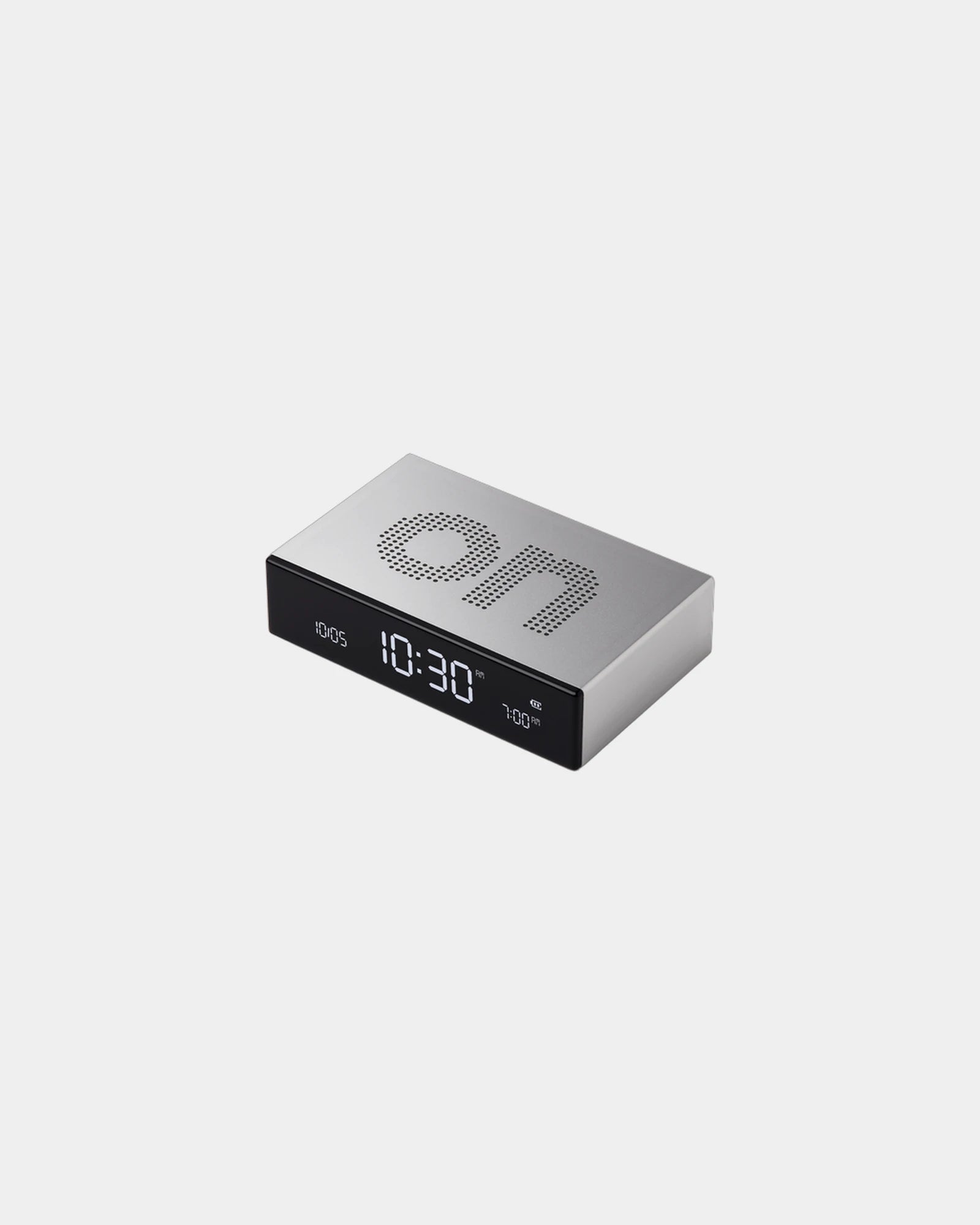 Sveglia LCD alluminio Lexon Flip Premium da personalizzare - 1