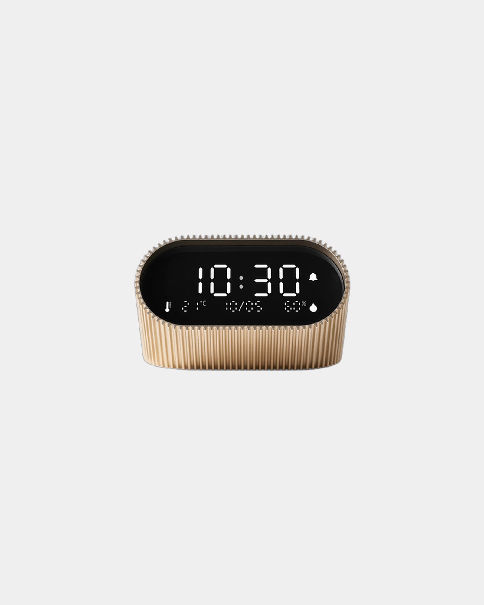 Lampada sveglia alba Lexon Ray Clock da personalizzare - Oro brillante