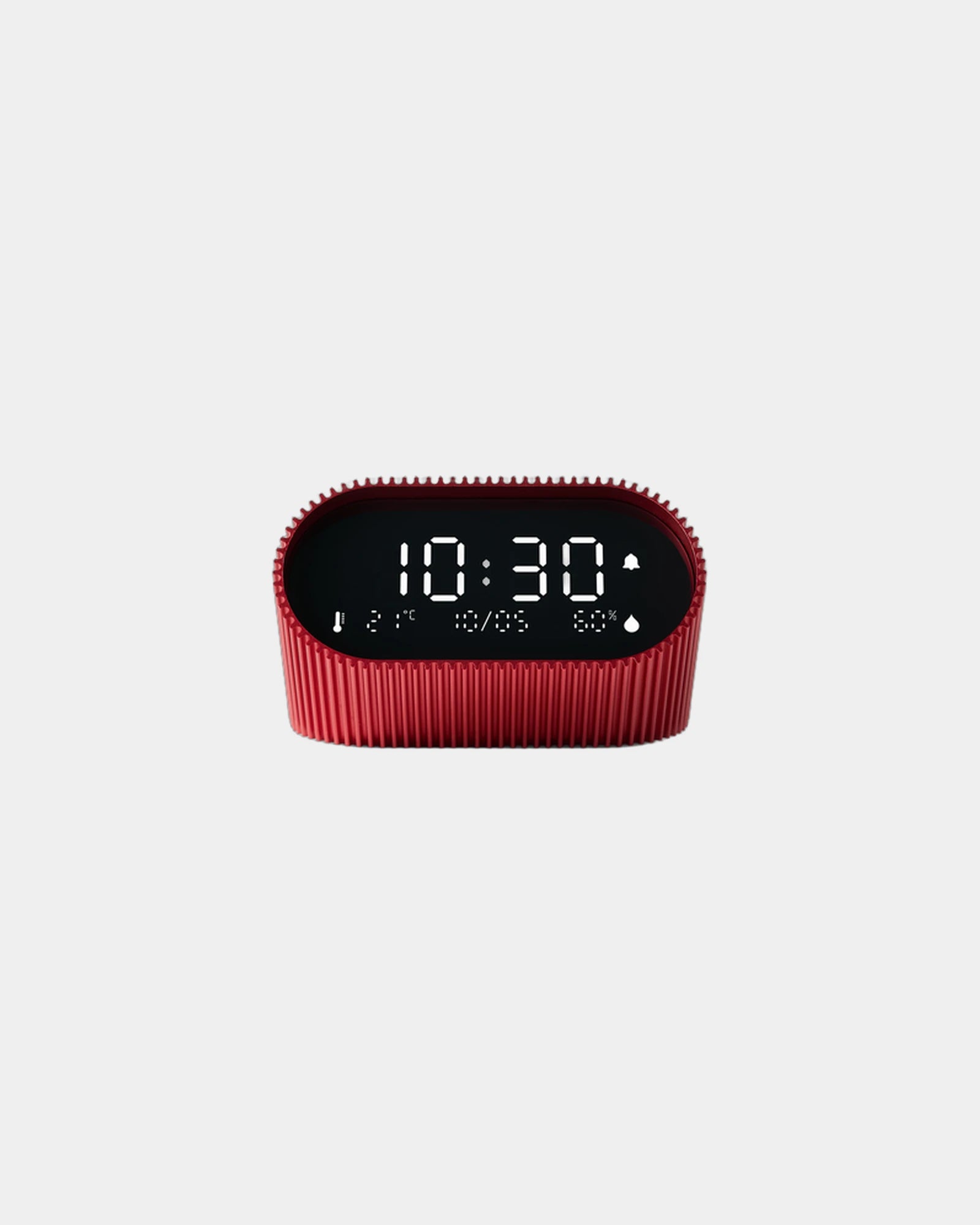 Lampada sveglia alba Lexon Ray Clock da personalizzare - Rosso sanguigno