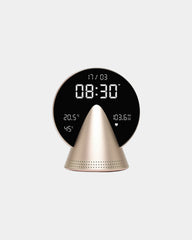 Radiosveglia Bluetooth Lexon Conic Clock da personalizzare - Miele Dorato