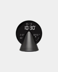Radiosveglia Bluetooth Lexon Conic Clock da personalizzare - Grigio Platino
