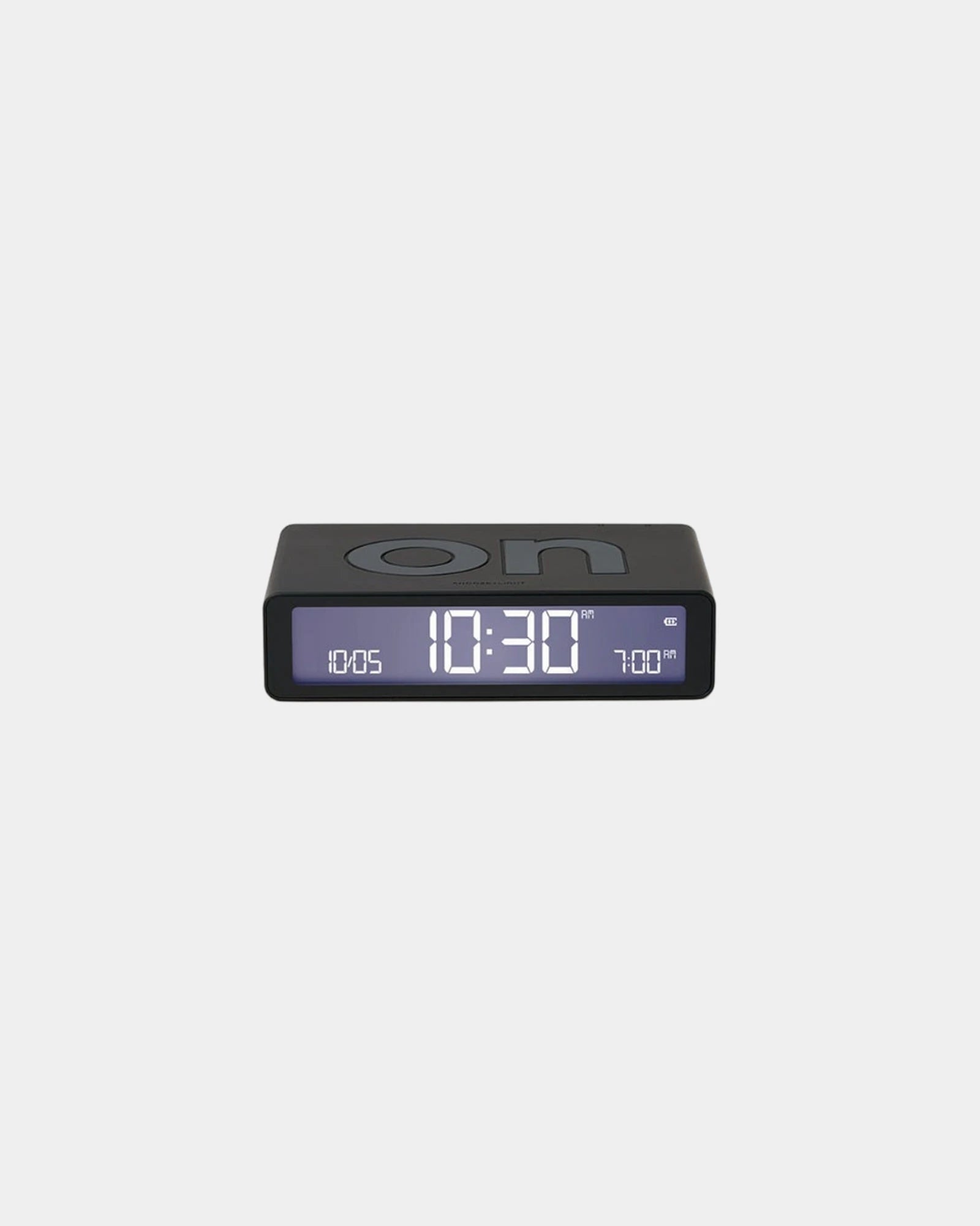 Sveglia LCD reversibile Lexon Flip Classic da personalizzare - Nero