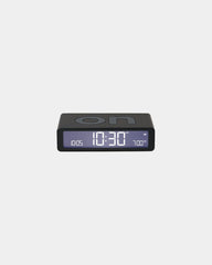 Sveglia LCD reversibile Lexon Flip Classic da personalizzare - Nero