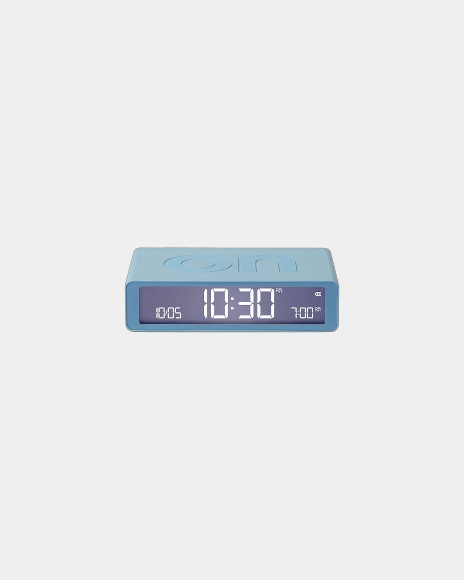 Sveglia LCD reversibile Lexon Flip Classic da personalizzare - Azzurro