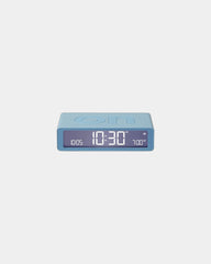 Sveglia LCD reversibile Lexon Flip Classic da personalizzare - Azzurro