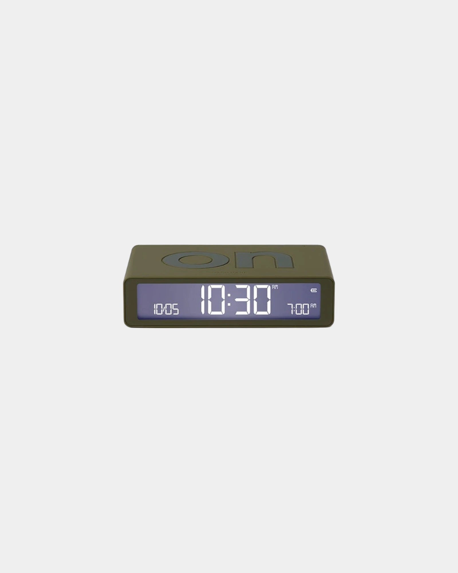 Sveglia LCD reversibile Lexon Flip Classic da personalizzare - Kaki