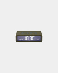 Sveglia LCD reversibile Lexon Flip Classic da personalizzare - Kaki