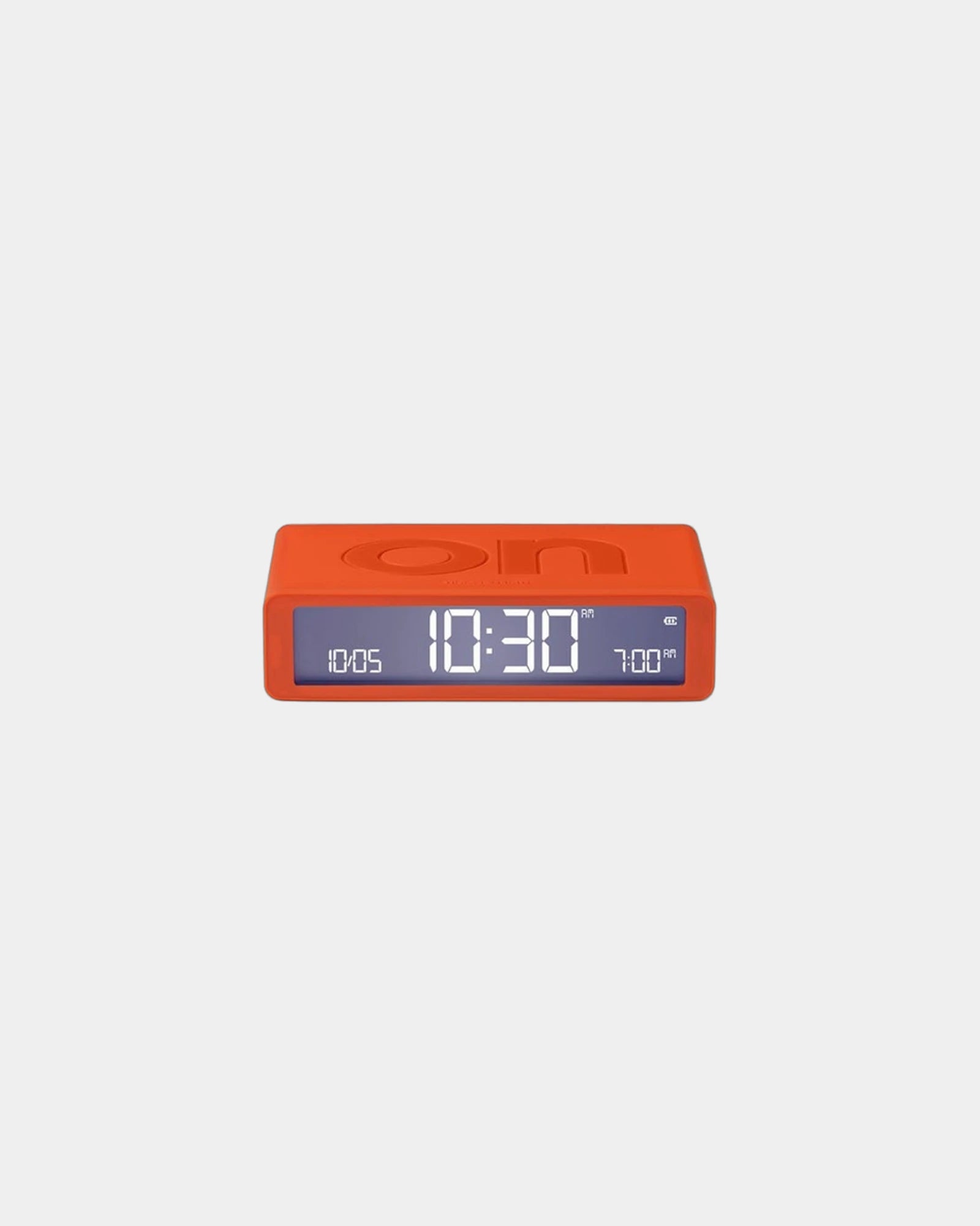 Sveglia LCD reversibile Lexon Flip Classic da personalizzare - Arancione