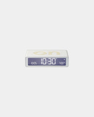 Sveglia LCD reversibile Lexon Flip Classic da personalizzare - Bianco
