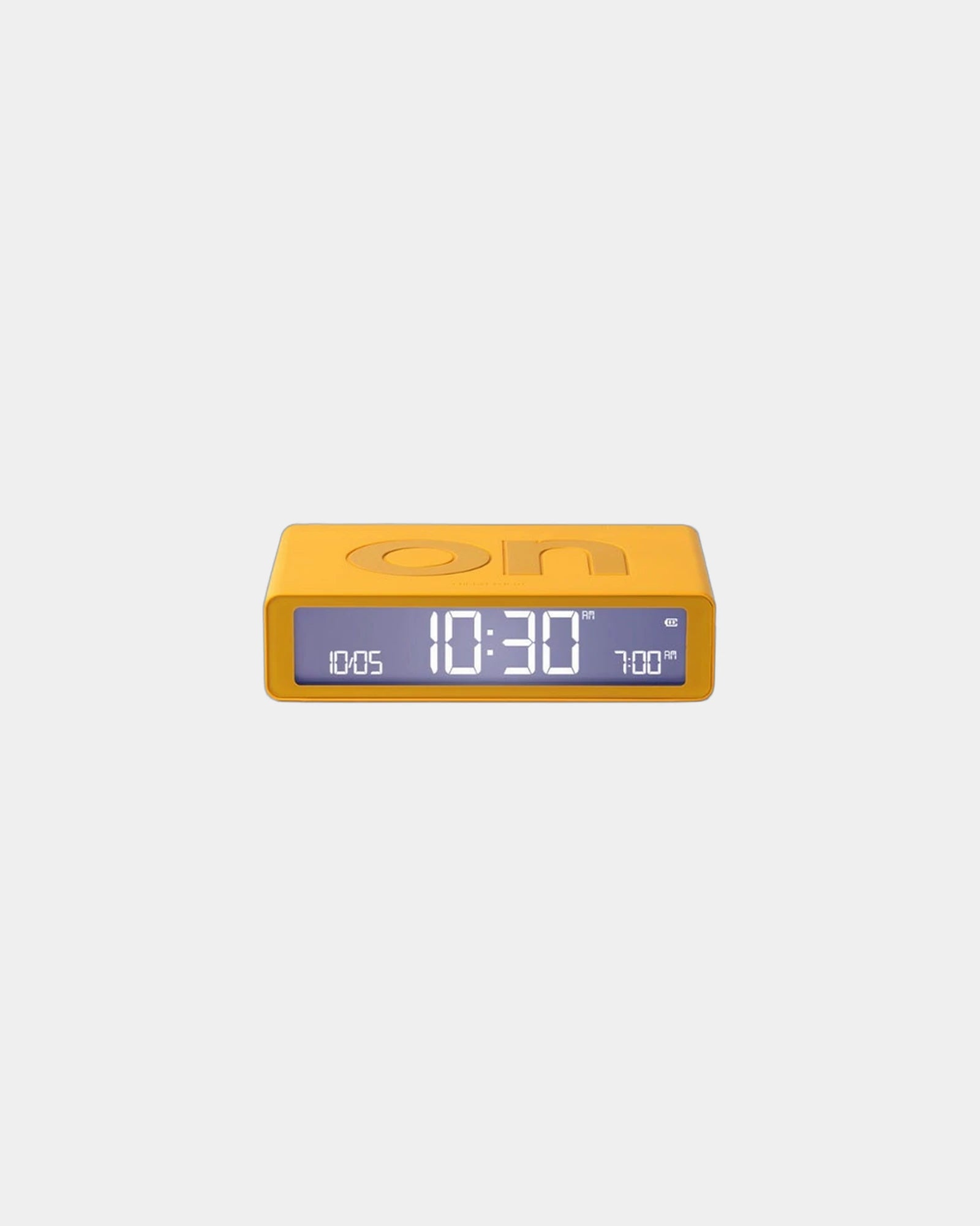 Sveglia LCD reversibile Lexon Flip Classic da personalizzare - Giallo